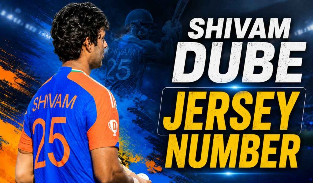 Shivam Dube Jersey Number