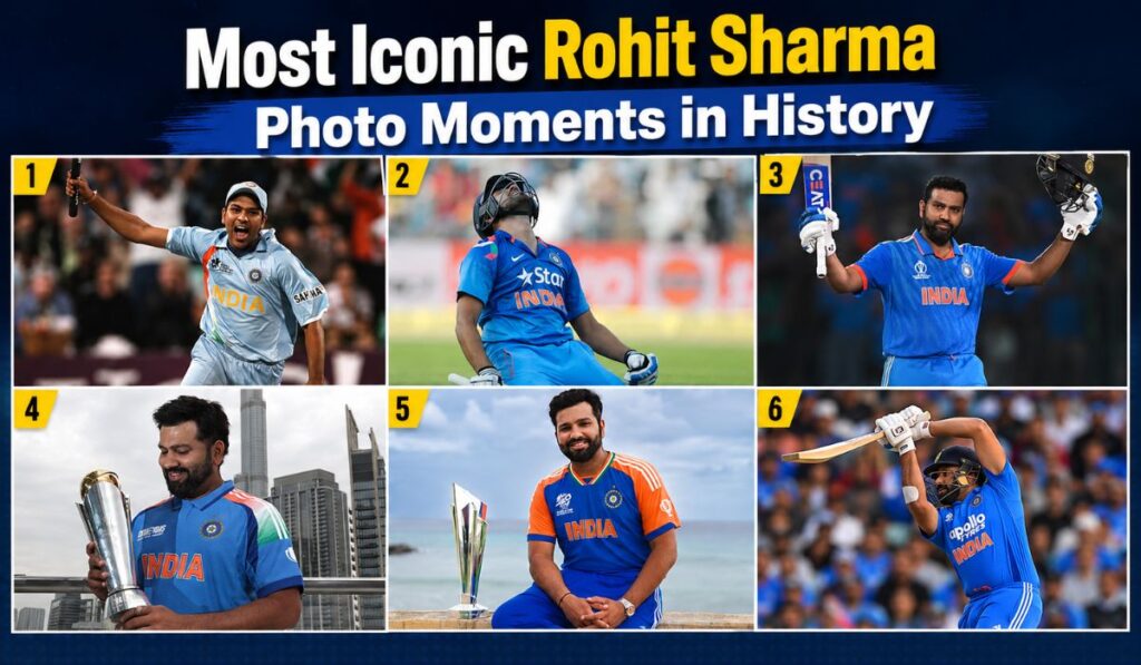 Most Iconic Rohit Sharma Photo Moments in History