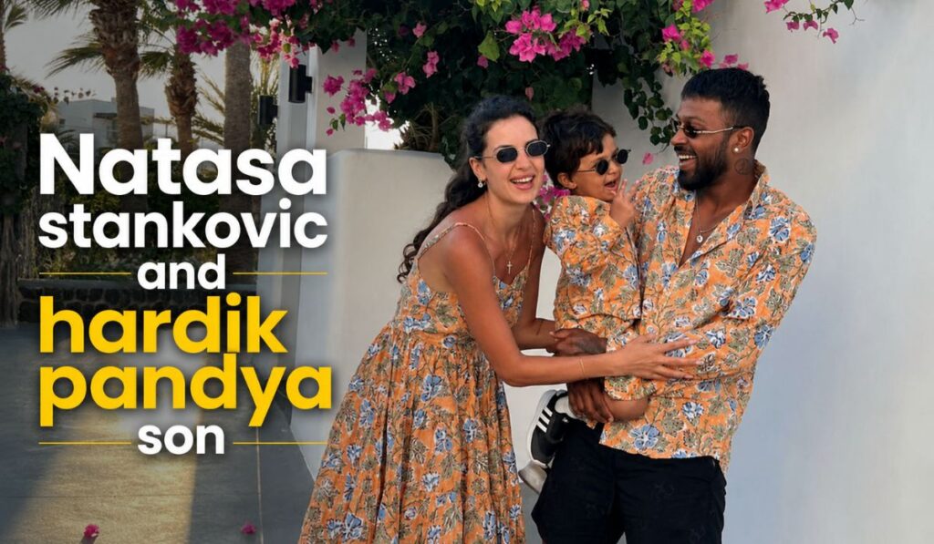 Natasa stankovic and hardik pandya son
