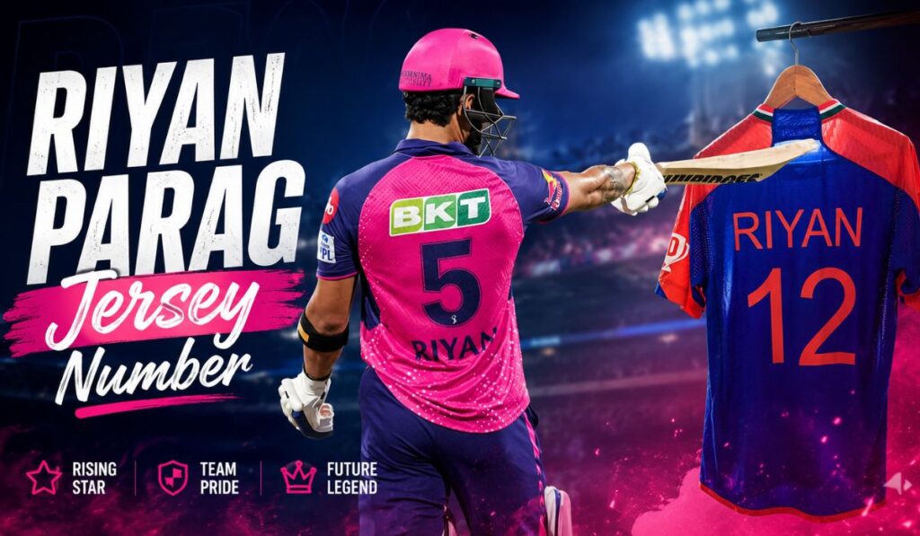 Riyan Parag Jersey Number