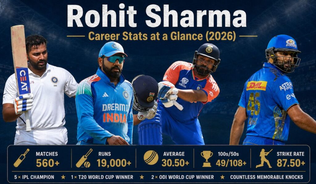 Rohit Sharma Career Stats