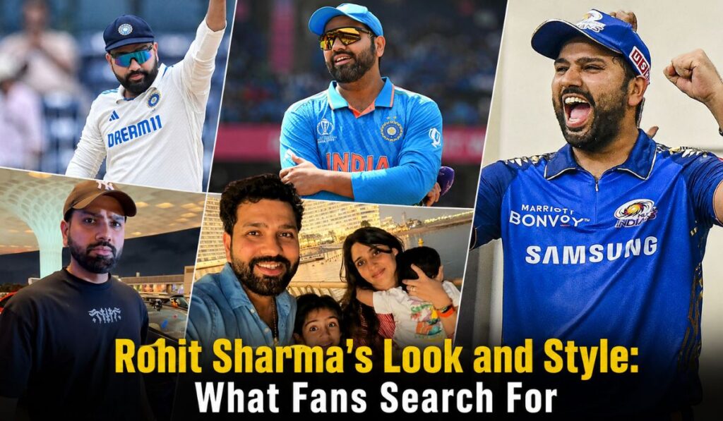 Rohit Sharma's Look and Style