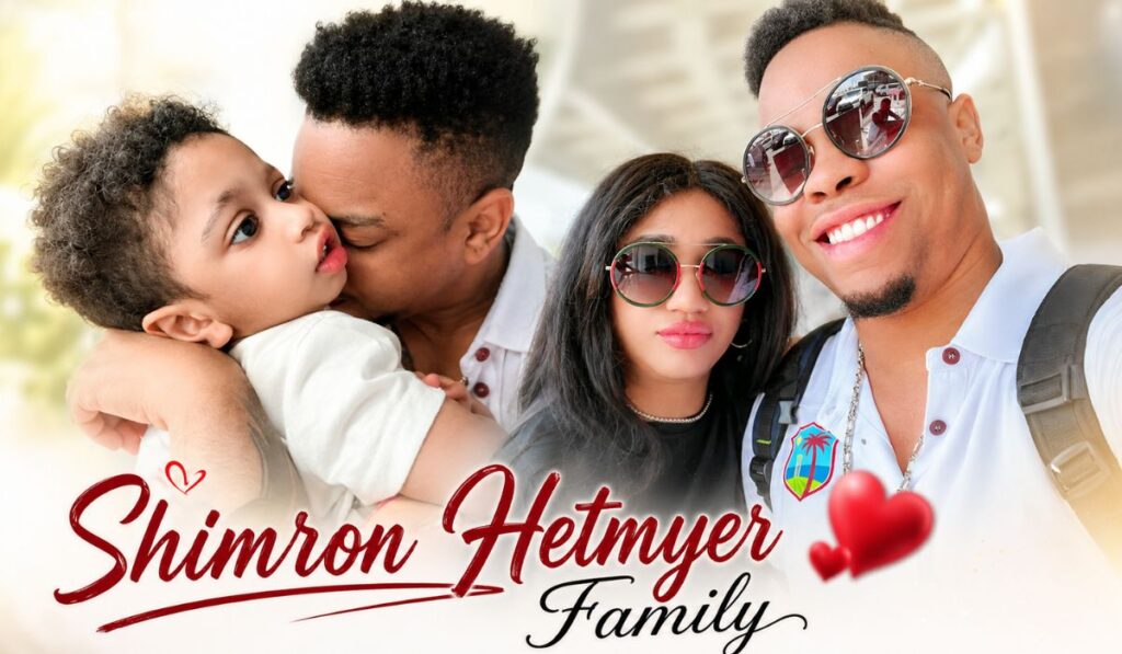 Shimron Hetmyer Family