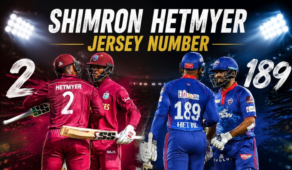 Shimron Hetmyer Jersey Number