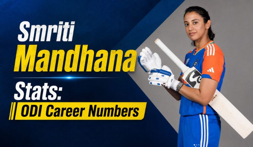 Smriti Mandhana Stats ODI Career Numbers