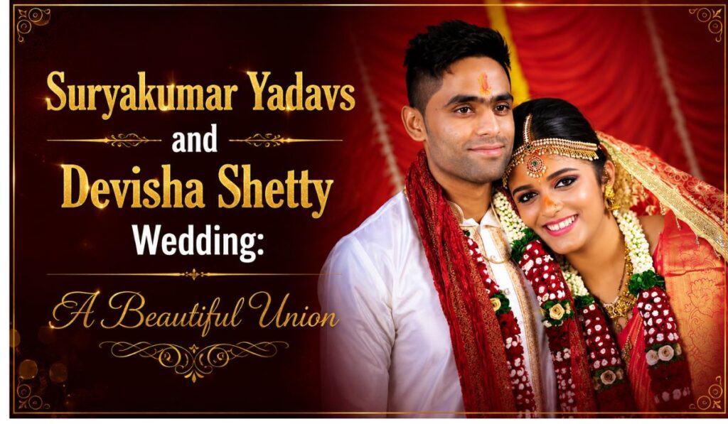 Suryakumar Yadavs and Devisha Shetty Wedding