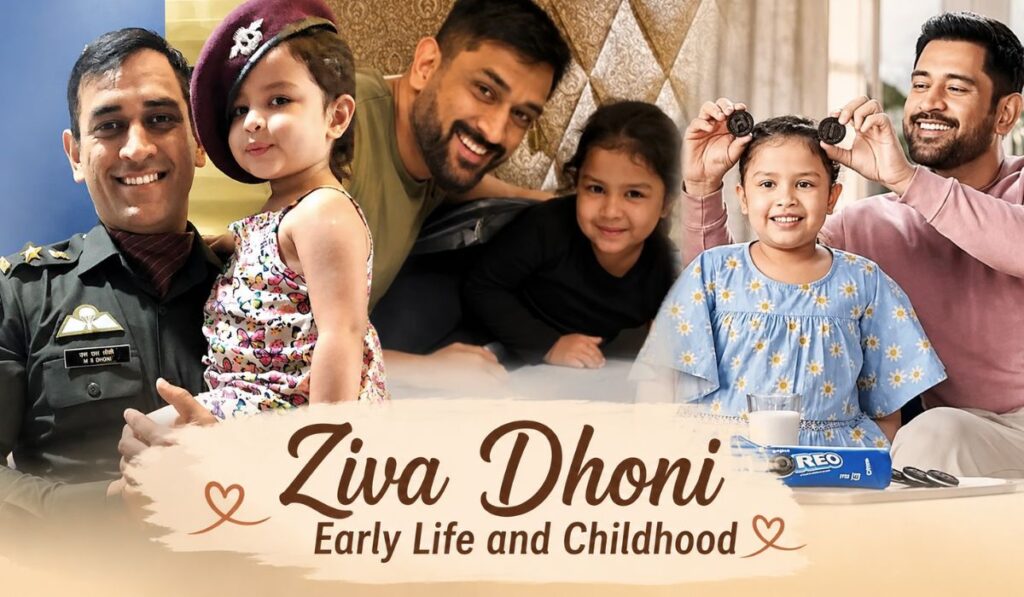 Ziva Dhoni Early Life and Childhood