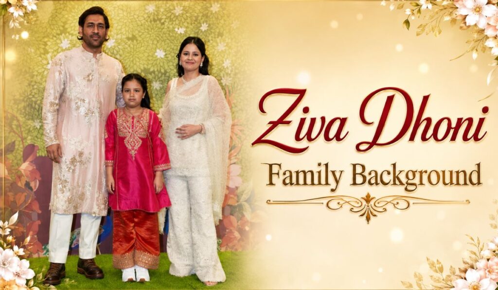 Ziva Dhoni Family Background