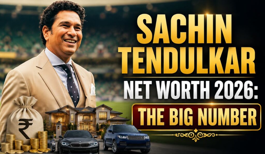 Sachin Tendulkar Net Worth 2026 The Big Number