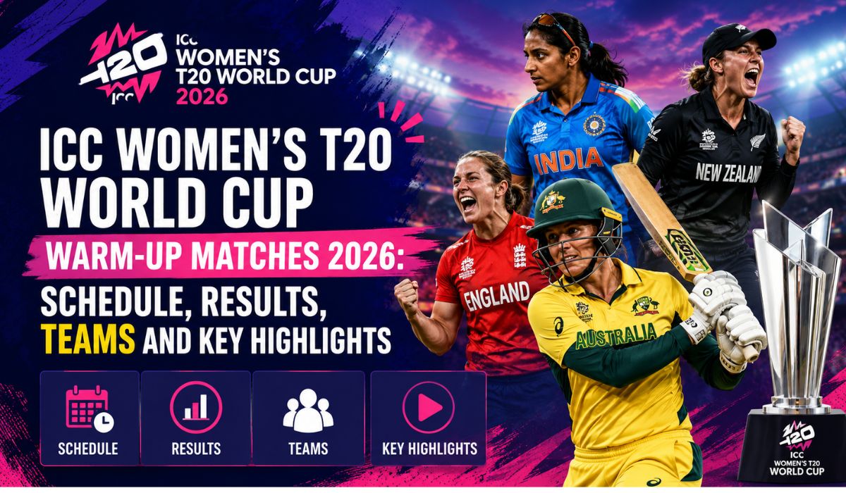 ICC Women's T20 World Cup Warm-up Matches 2026