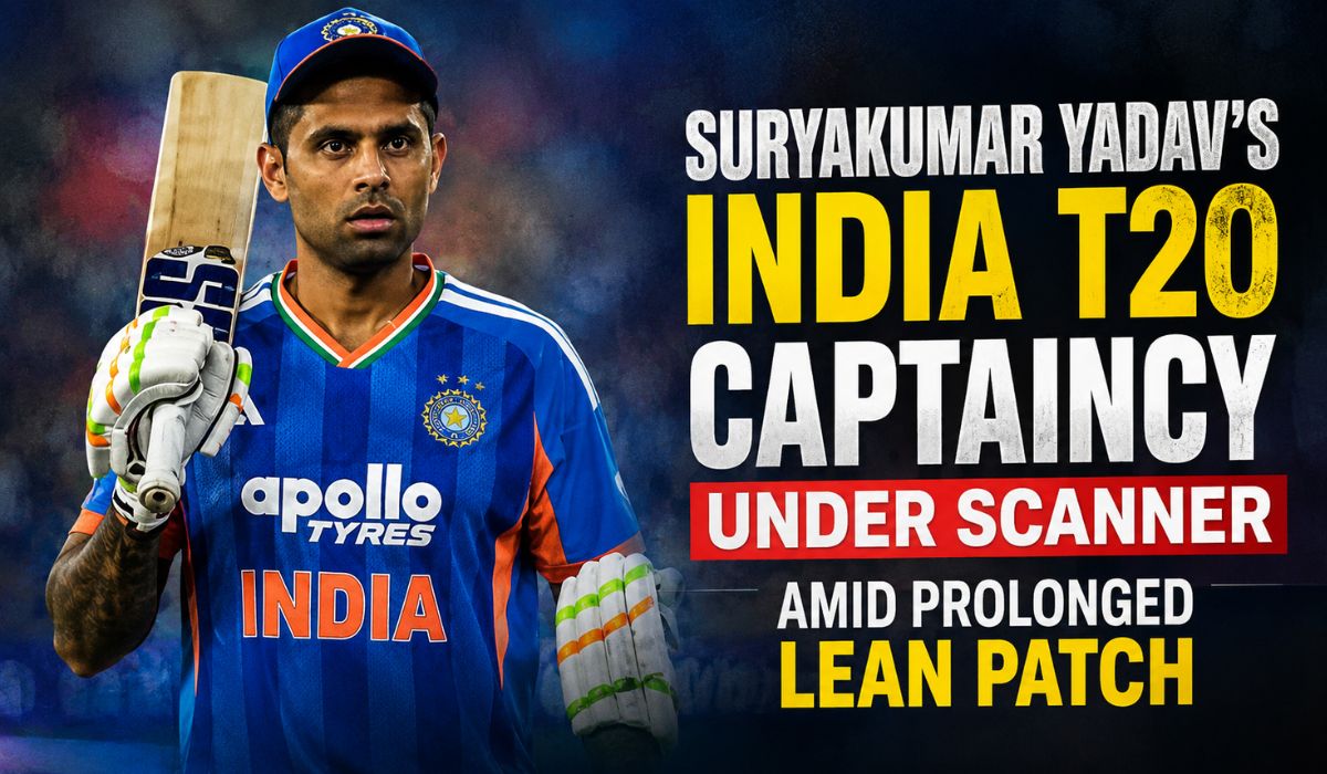Suryakumar Yadav’s India T20 Captaincy Under Scanner Amid Prolonged Lean Patch