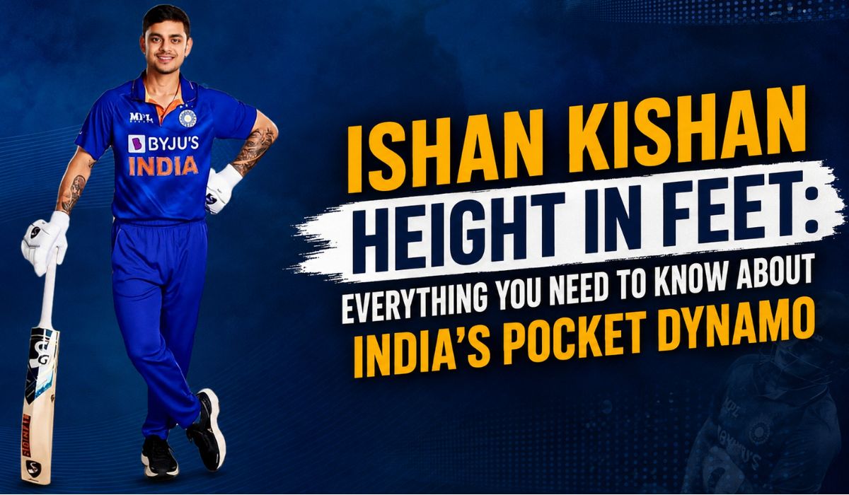 Ishan Kishan Height in Feet