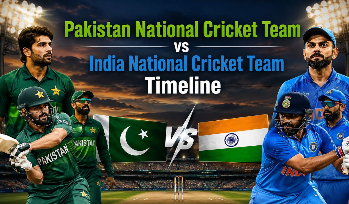 Pakistan National Cricket Team vs India National Cricket Team Timeline A Complete History of the Greatest Rivalry in Cricket