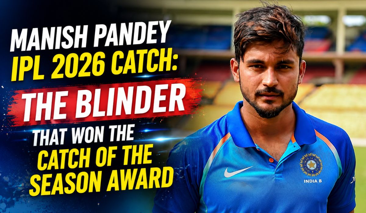 Manish Pandey IPL 2026 Catch