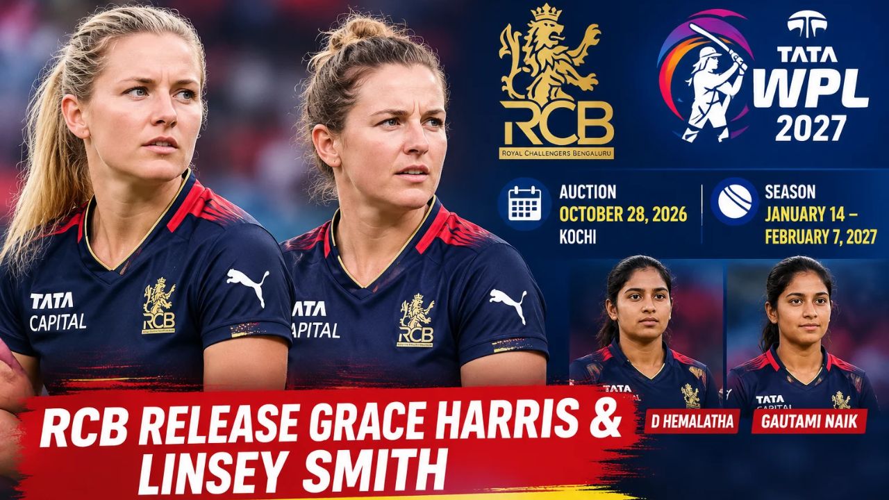 RCB Release Grace Harris and Linsey Smith Ahead of WPL 2027 Auction